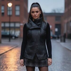 Harley Davidson Leather Vest M